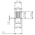 Крепёж для акустического гриля Audiocore DH005
