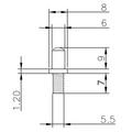 Крепёж для акустического гриля Audiocore DH005