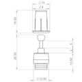 Крепёж для акустического гриля Audiocore TF002