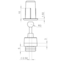 Крепёж для акустического гриля Audiocore TF002